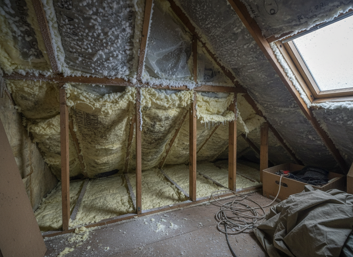 How Plymouth Winters Trigger Spray Foam Issues in Lofts