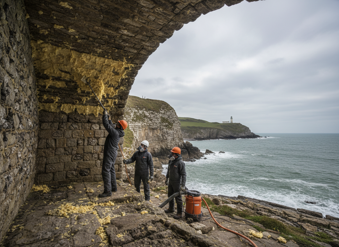 Local Challenges Removing Spray Foam Near Plymouth's Coast