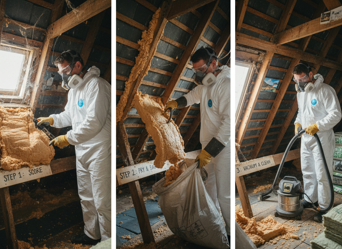 Step-by-Step Guide to Removing Spray Foam from Devon Attics