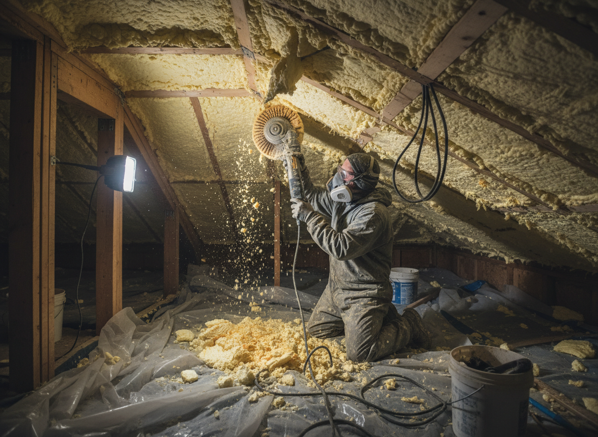 Spray Foam Removal near Me in Plymouth, Devon